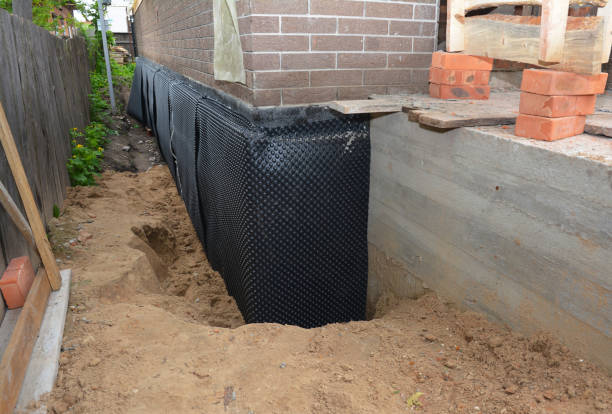 Happy homeowners after waterproofing job in Riegelsville